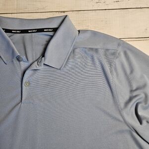 Nike Golf Dri Fit Baby Blue Polo‎ Size XL